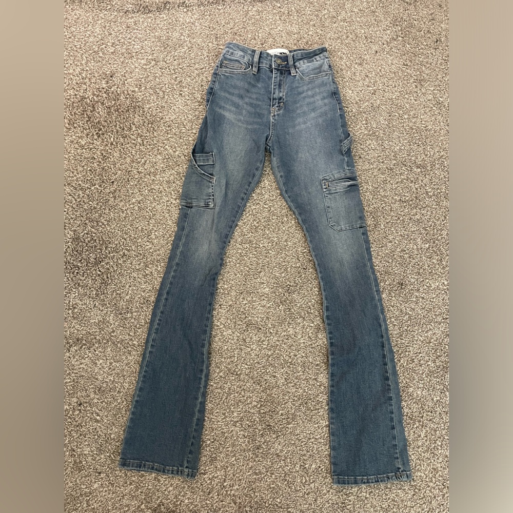 Fashion nova cargo boot cut jeans